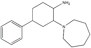 2-(azepan-1-yl)-4-phenylcyclohexan-1-amine 구조식 이미지