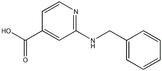 2-(benzylamino)pyridine-4-carboxylic acid 구조식 이미지