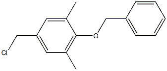 2-(benzyloxy)-5-(chloromethyl)-1,3-dimethylbenzene Structure