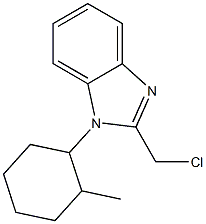 2-(chloromethyl)-1-(2-methylcyclohexyl)-1H-1,3-benzodiazole Structure