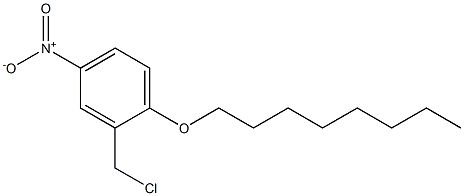 2-(chloromethyl)-4-nitro-1-(octyloxy)benzene Structure