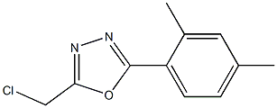 2-(chloromethyl)-5-(2,4-dimethylphenyl)-1,3,4-oxadiazole 구조식 이미지