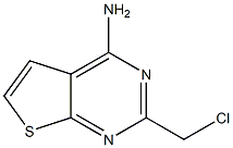 2-(chloromethyl)thieno[2,3-d]pyrimidin-4-amine Structure