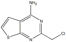 2-(chloromethyl)thieno[2,3-d]pyrimidin-4-amine 구조식 이미지