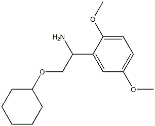 2-(cyclohexyloxy)-1-(2,5-dimethoxyphenyl)ethanamine Structure