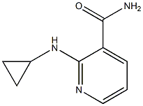 2-(cyclopropylamino)pyridine-3-carboxamide Structure