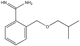 2-(isobutoxymethyl)benzenecarboximidamide Structure