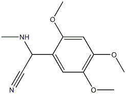 2-(methylamino)-2-(2,4,5-trimethoxyphenyl)acetonitrile 구조식 이미지