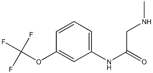 2-(methylamino)-N-[3-(trifluoromethoxy)phenyl]acetamide 구조식 이미지