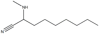 2-(methylamino)nonanenitrile Structure