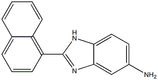 2-(naphthalen-1-yl)-1H-1,3-benzodiazol-5-amine Structure