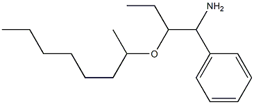 2-(octan-2-yloxy)-1-phenylbutan-1-amine Structure