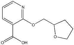 2-(oxolan-2-ylmethoxy)pyridine-3-carboxylic acid Structure