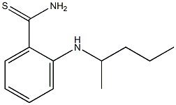 2-(pentan-2-ylamino)benzene-1-carbothioamide Structure