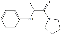 2-(phenylamino)-1-(pyrrolidin-1-yl)propan-1-one 구조식 이미지
