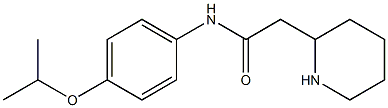 2-(piperidin-2-yl)-N-[4-(propan-2-yloxy)phenyl]acetamide 구조식 이미지