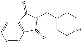 2-(piperidin-4-ylmethyl)-1H-isoindole-1,3(2H)-dione Structure