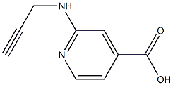 2-(prop-2-yn-1-ylamino)pyridine-4-carboxylic acid Structure