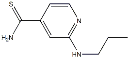 2-(propylamino)pyridine-4-carbothioamide 구조식 이미지