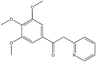 2-(pyridin-2-yl)-1-(3,4,5-trimethoxyphenyl)ethan-1-one 구조식 이미지