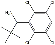 2,2-dimethyl-1-(2,3,5,6-tetrachlorophenyl)propan-1-amine 구조식 이미지