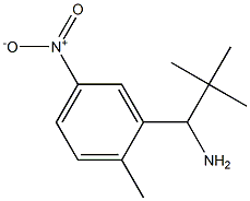 2,2-dimethyl-1-(2-methyl-5-nitrophenyl)propan-1-amine 구조식 이미지