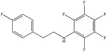 2,3,4,5,6-pentafluoro-N-[2-(4-fluorophenyl)ethyl]aniline 구조식 이미지