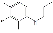 2,3,4-trifluoro-N-propylaniline Structure