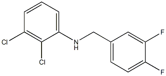 2,3-dichloro-N-[(3,4-difluorophenyl)methyl]aniline 구조식 이미지