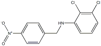 2,3-dichloro-N-[(4-nitrophenyl)methyl]aniline 구조식 이미지