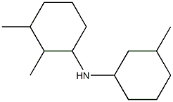 2,3-dimethyl-N-(3-methylcyclohexyl)cyclohexan-1-amine Structure