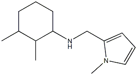 2,3-dimethyl-N-[(1-methyl-1H-pyrrol-2-yl)methyl]cyclohexan-1-amine 구조식 이미지