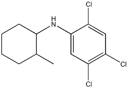 2,4,5-trichloro-N-(2-methylcyclohexyl)aniline Structure