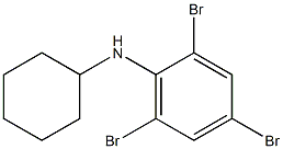 2,4,6-tribromo-N-cyclohexylaniline 구조식 이미지
