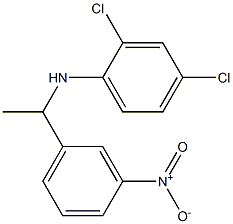 2,4-dichloro-N-[1-(3-nitrophenyl)ethyl]aniline 구조식 이미지