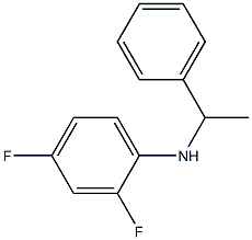 2,4-difluoro-N-(1-phenylethyl)aniline Structure