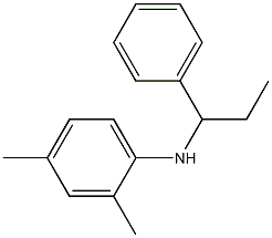 2,4-dimethyl-N-(1-phenylpropyl)aniline 구조식 이미지