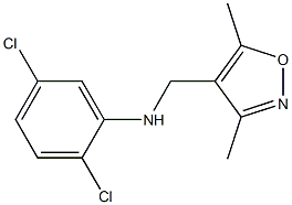 2,5-dichloro-N-[(3,5-dimethyl-1,2-oxazol-4-yl)methyl]aniline 구조식 이미지