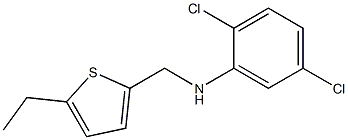 2,5-dichloro-N-[(5-ethylthiophen-2-yl)methyl]aniline 구조식 이미지