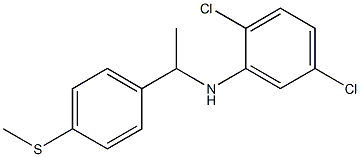 2,5-dichloro-N-{1-[4-(methylsulfanyl)phenyl]ethyl}aniline 구조식 이미지