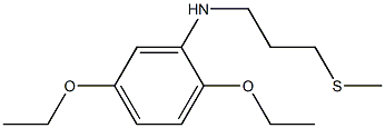 2,5-diethoxy-N-[3-(methylsulfanyl)propyl]aniline 구조식 이미지