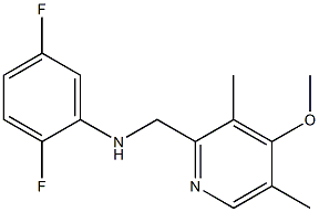 2,5-difluoro-N-[(4-methoxy-3,5-dimethylpyridin-2-yl)methyl]aniline Structure