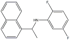 2,5-difluoro-N-[1-(naphthalen-1-yl)ethyl]aniline 구조식 이미지