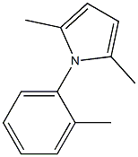 2,5-dimethyl-1-(2-methylphenyl)-1H-pyrrole 구조식 이미지