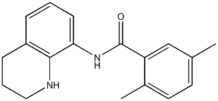 2,5-dimethyl-N-(1,2,3,4-tetrahydroquinolin-8-yl)benzamide 구조식 이미지