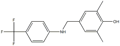 2,6-dimethyl-4-({[4-(trifluoromethyl)phenyl]amino}methyl)phenol 구조식 이미지