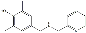 2,6-dimethyl-4-{[(pyridin-2-ylmethyl)amino]methyl}phenol 구조식 이미지