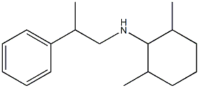 2,6-dimethyl-N-(2-phenylpropyl)cyclohexan-1-amine 구조식 이미지