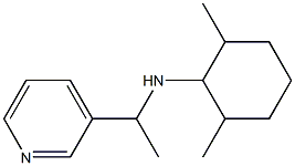 2,6-dimethyl-N-[1-(pyridin-3-yl)ethyl]cyclohexan-1-amine Structure
