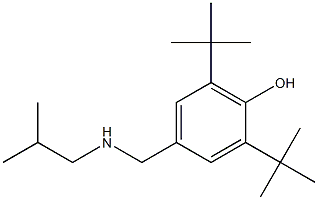 2,6-di-tert-butyl-4-{[(2-methylpropyl)amino]methyl}phenol Structure